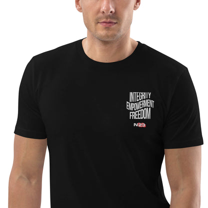 Men's Shirt - Integrity, Empowerment, Freedom - Embroidered