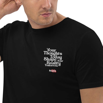 Men's Shirt - Your thoughts today shaper your reality tomorrow - Embroidered