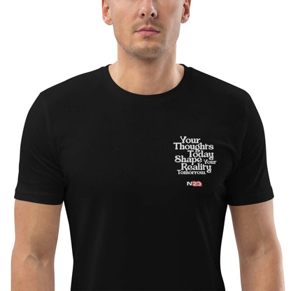 Men's Shirt - Your thoughts today shaper your reality tomorrow - Embroidered