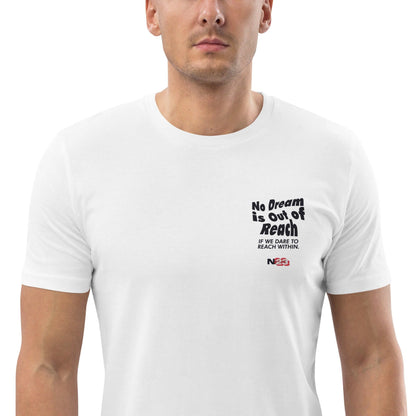 Men's Shirt - No dream is out of reach, if we dare to reach within - Embroidered